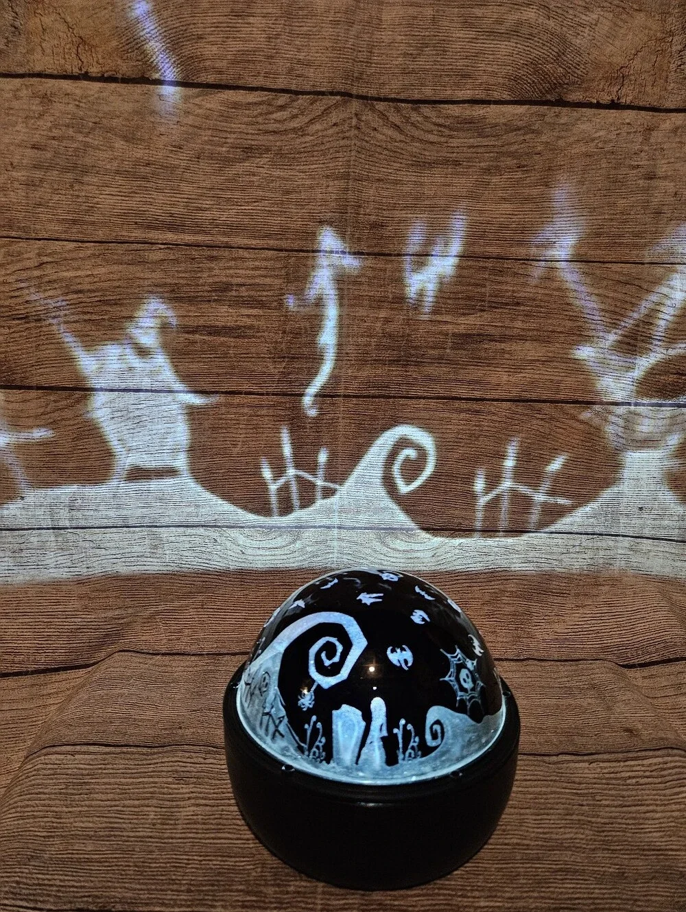 Disney Nightmare Before Christmas rotating light